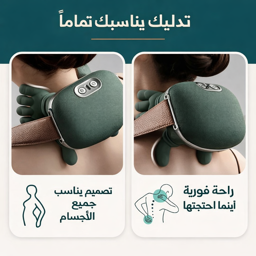 4D Five Finger Neck & Shoulder Massager – جهاز مساج للرقبة والكتفين